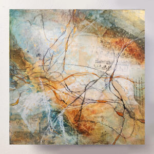 Sonata acrylic abstract on panel