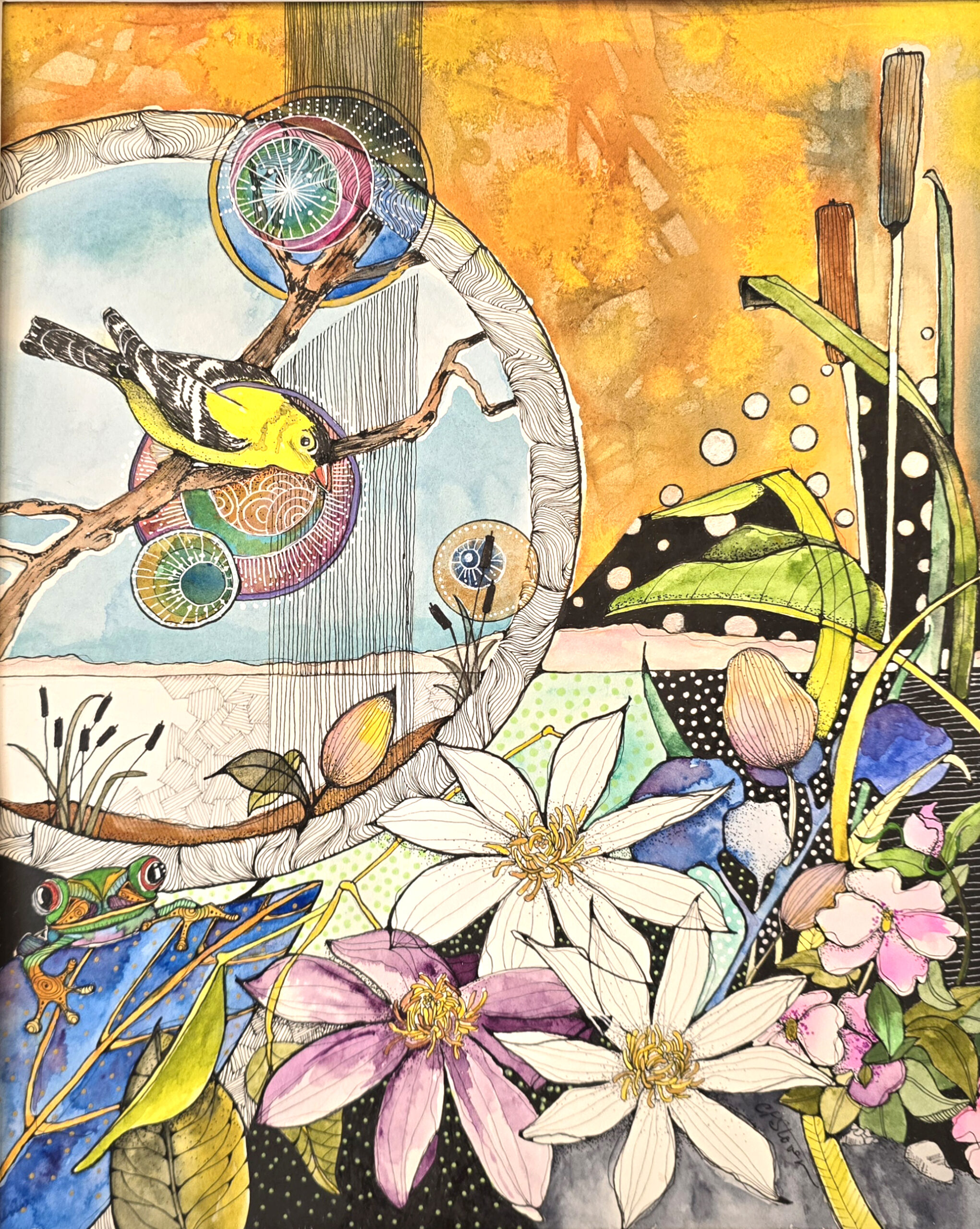 Circles of Life - web Circles of Life - watercolor by Connie Pickering Stover