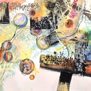 Rollout - mixed media by Connie Pickering Stover