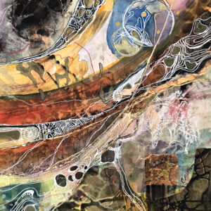 Stellar Nursery watercolor by Connie Pickering Stover