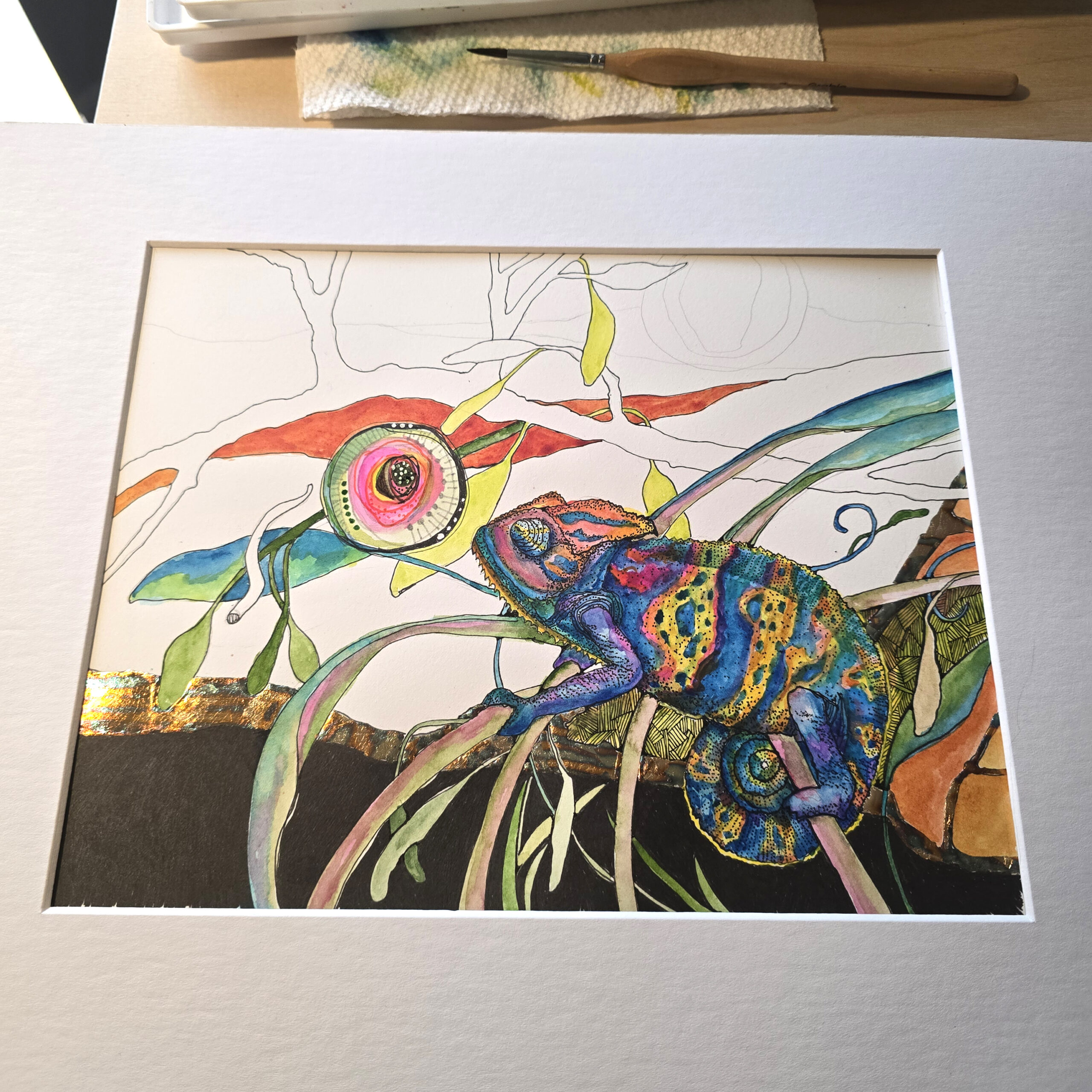 Meet Kevin Chameleon - in process