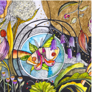 Fantastical Moth by Connie Pickering Stover