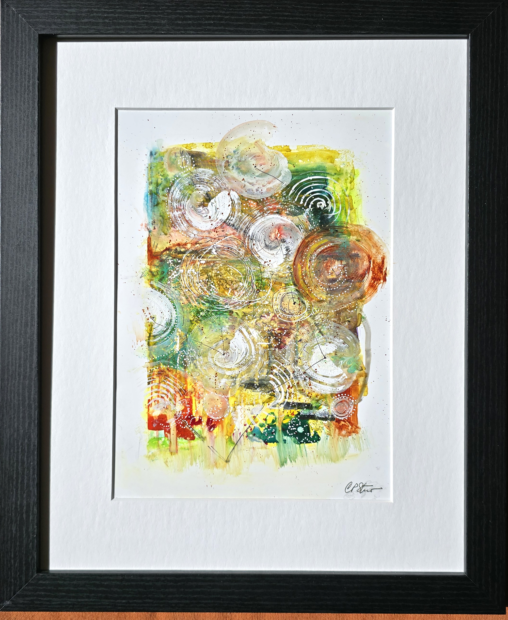 friendly Conversations watercolor by Connie Pickering Stover