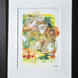 friendly Conversations watercolor by Connie Pickering Stover