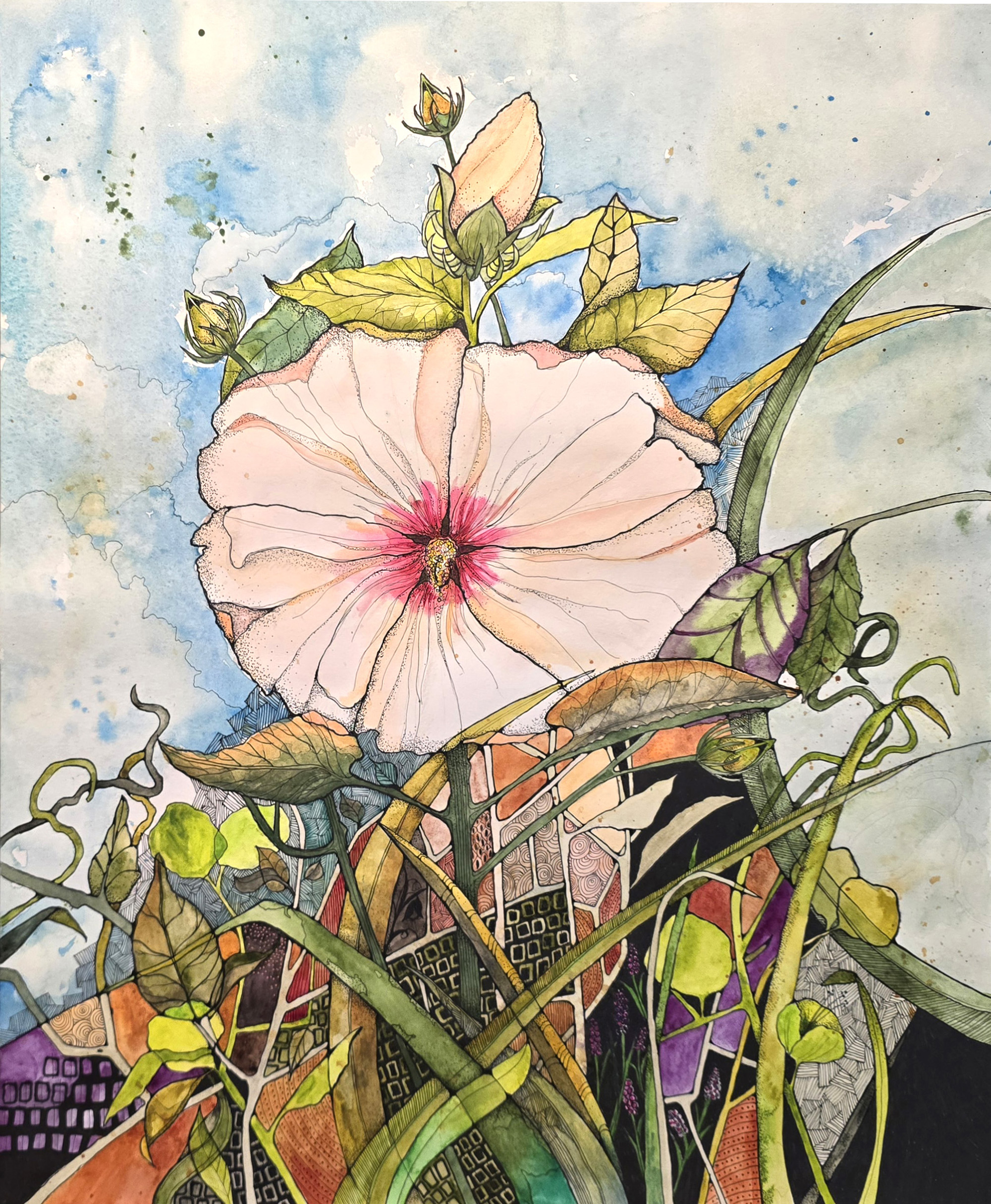 Watercolor by Connie Pickering Stover